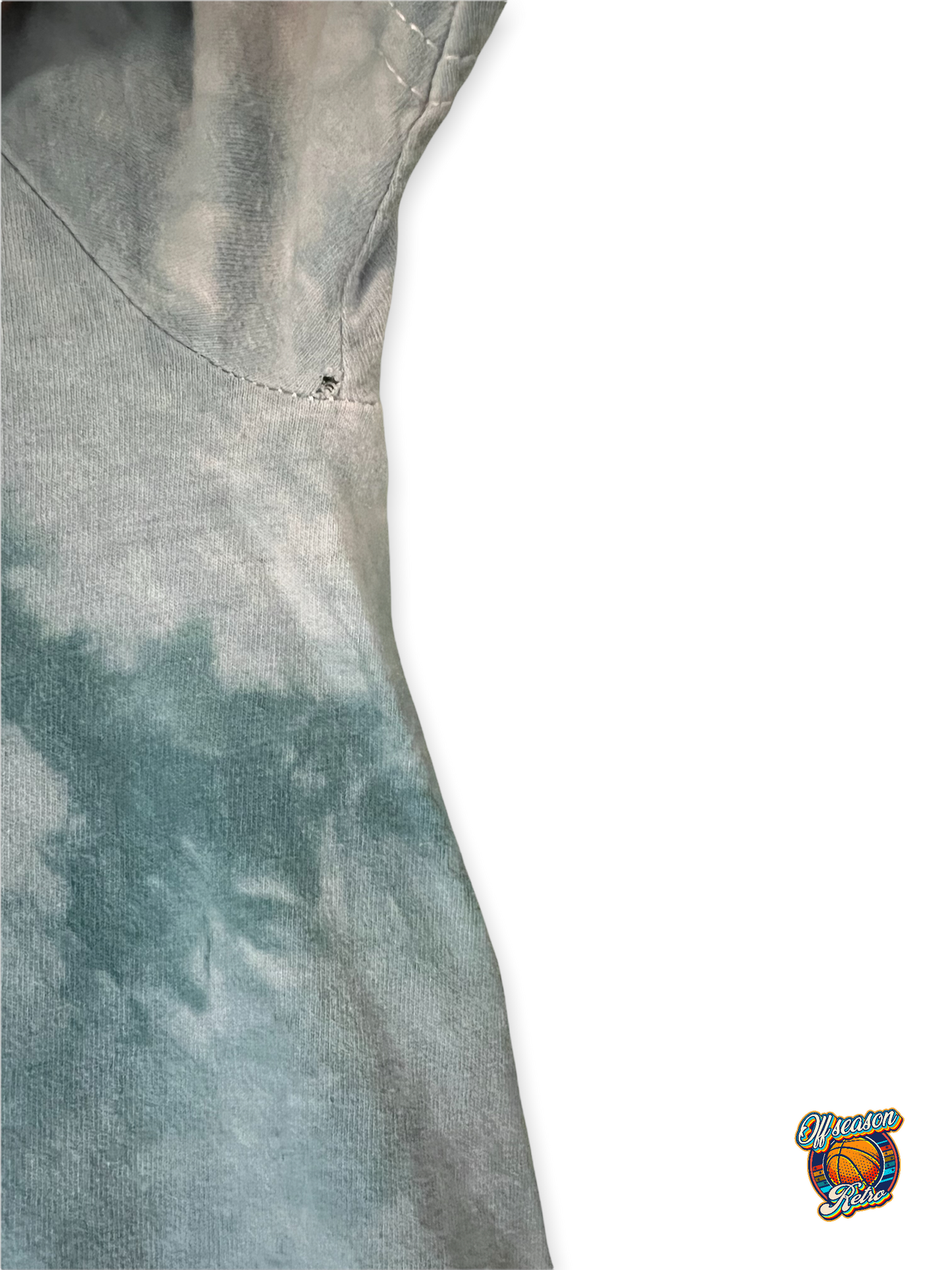 Tie-dye wolf tee