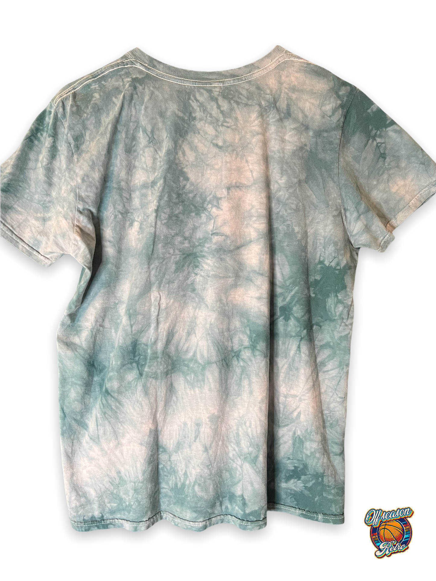 Tie-dye wolf tee